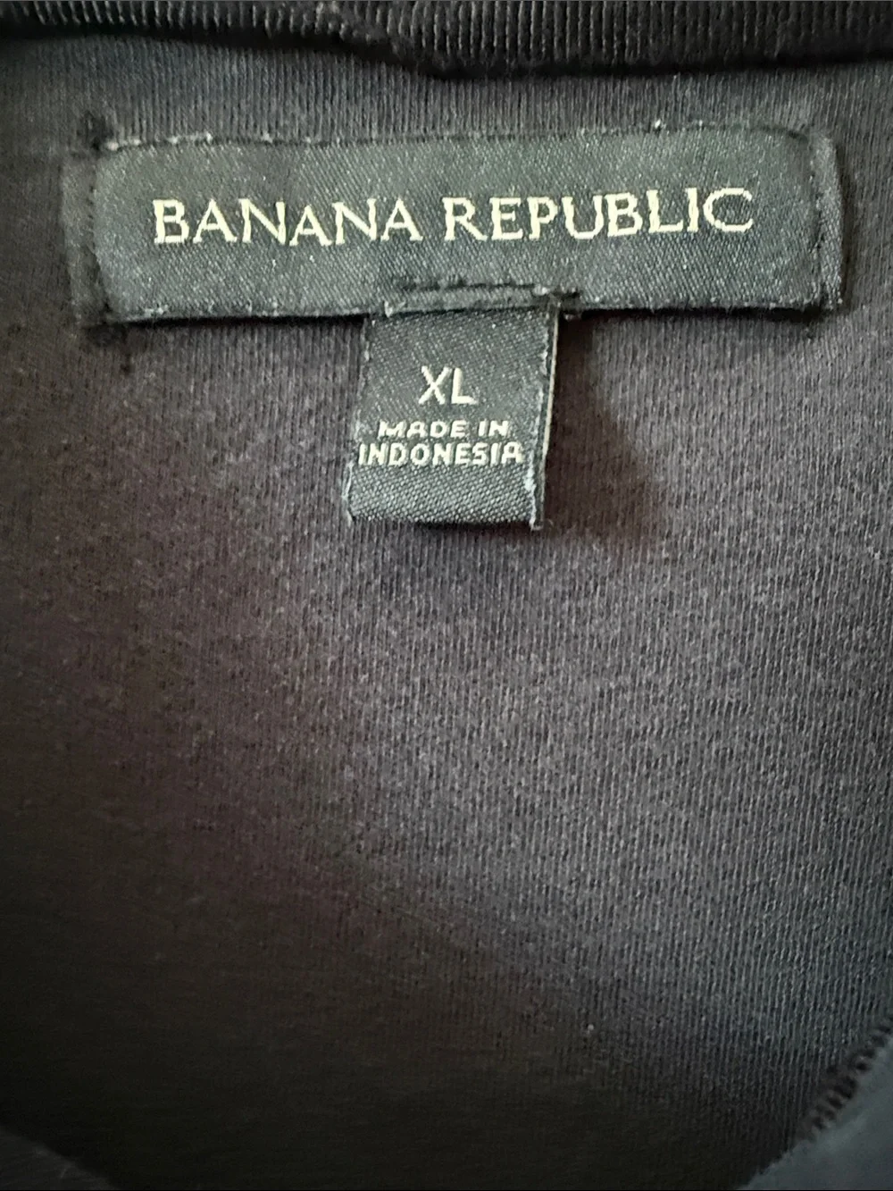 Banana Republic Men's Dark Gray Polo Cotton Shirt